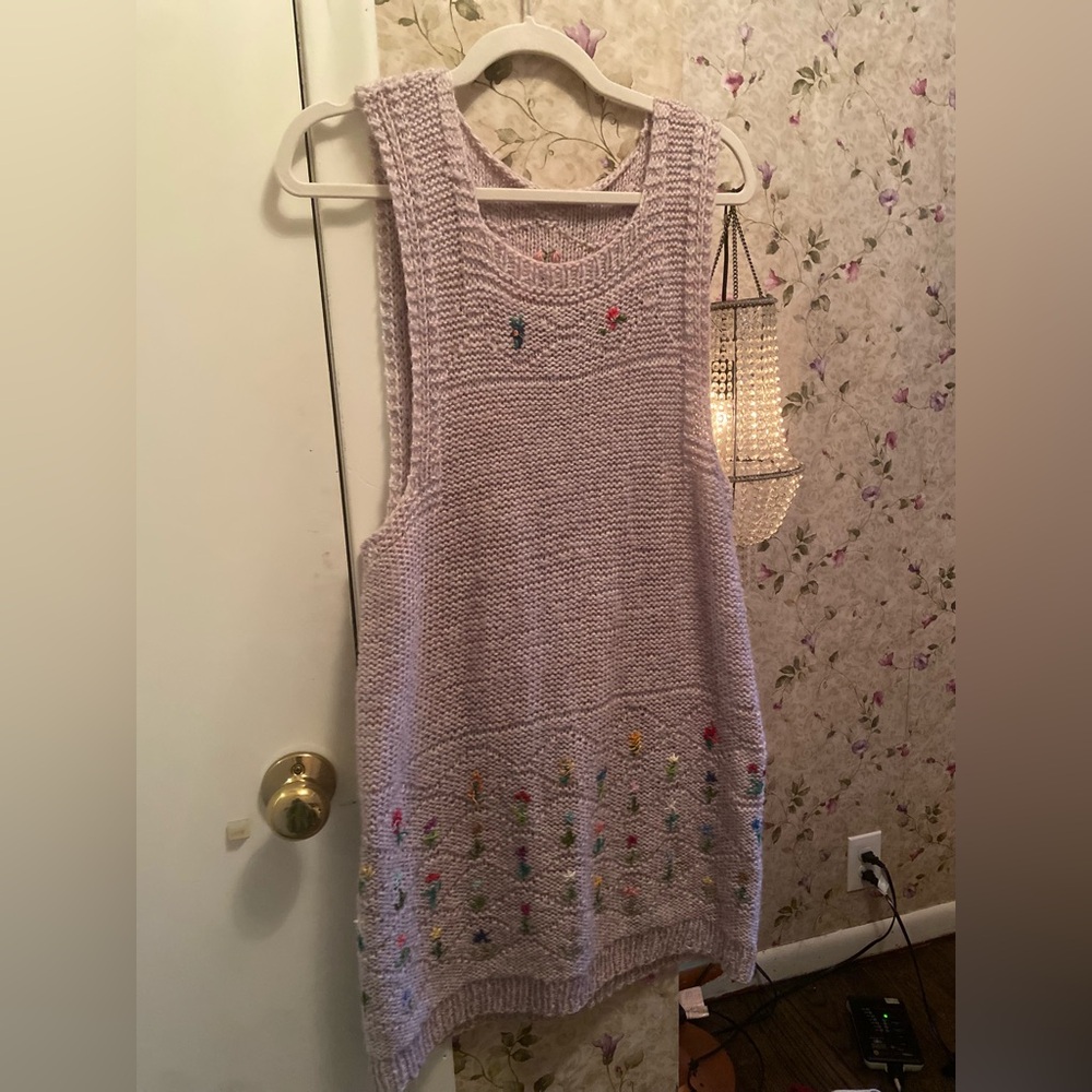 Custom knit sweater dress #knit